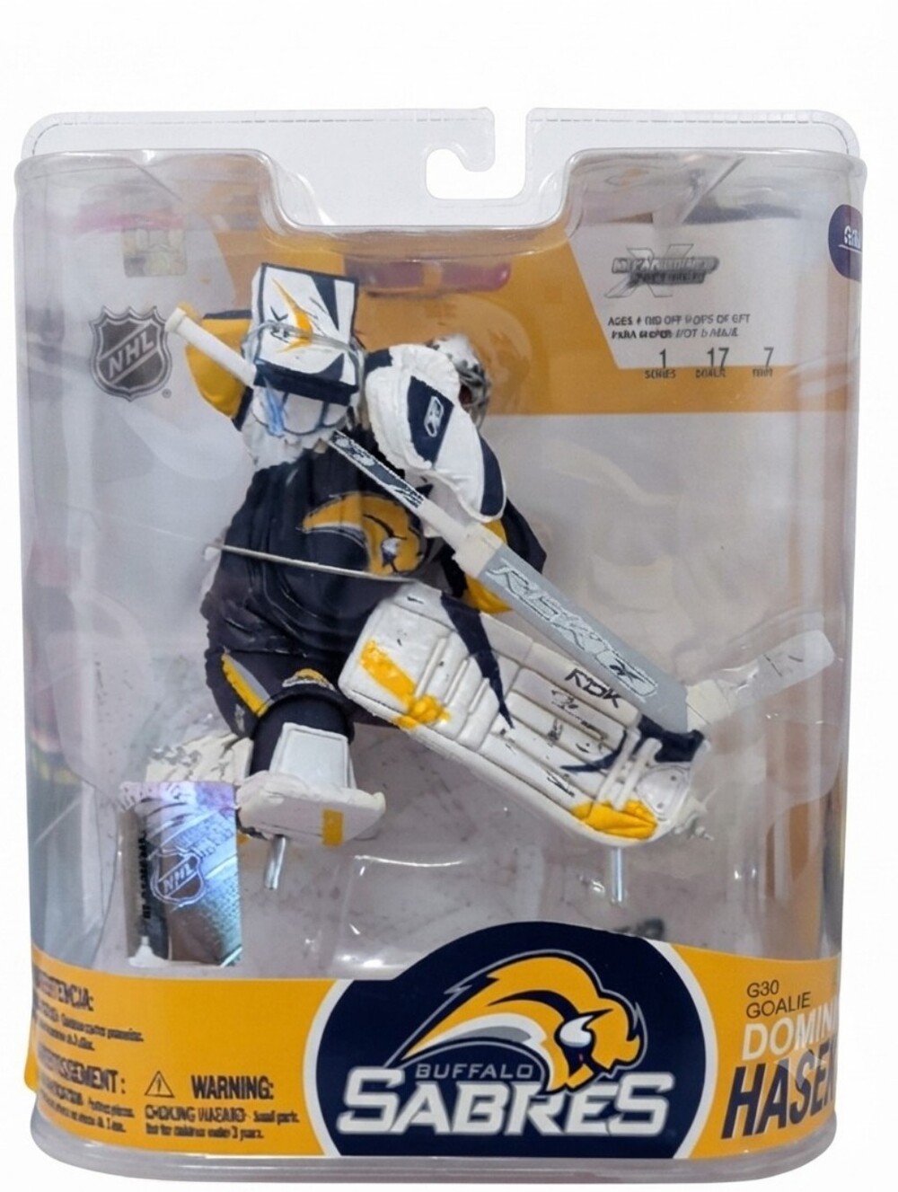 🇺🇸 Ryan Miller, Buffalo Sabres — McFarlane Sports Picks (Series 17) SEALED 🦬